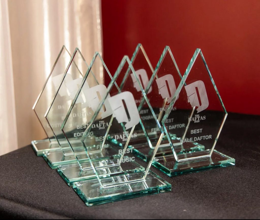 The DAFTAS 2020 trophies . Photo © Phil Lewis
