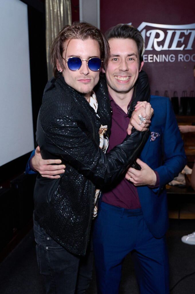 Ralph Jones accepts Best Male Actor award from Elijah Rowen © Alan West